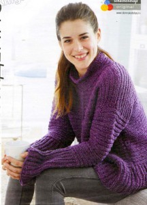 Вяжем свитер женский спицами схемы и описание